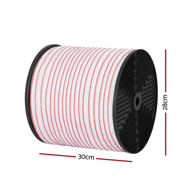 Nastro Recinzione Elettrico Verde 12mm X 400m Per Cavalli Paddock - Fensecure