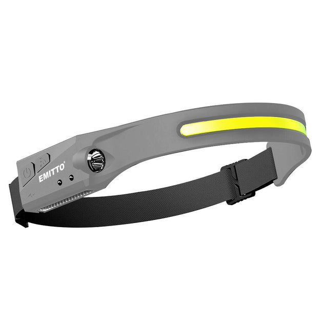 COB LED Headlamp USB Rechargeable Motion Sensor Pack – AussieOutbackStore