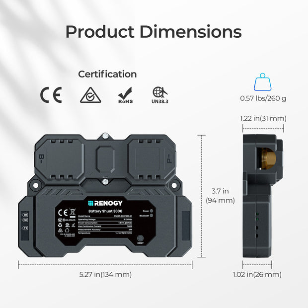 Renogy Smart Battery Shunt 300