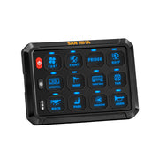 San Hima 12 Gang Bluetooth Switch Panel 12V/24V ON-OFF LED Control