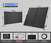 Atem Power 200W 12V Folding Solar Panel