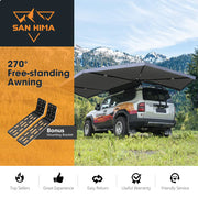 San Hima 270 Degree Awning Free Standing Camping With L Brackets Passenger Side