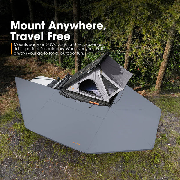 San Hima 270 Degree Awning Free Standing Camping With L Brackets Passenger Side