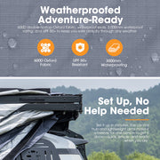 San Hima 270 Degree Awning Free Standing Camping With L Brackets Passenger Side
