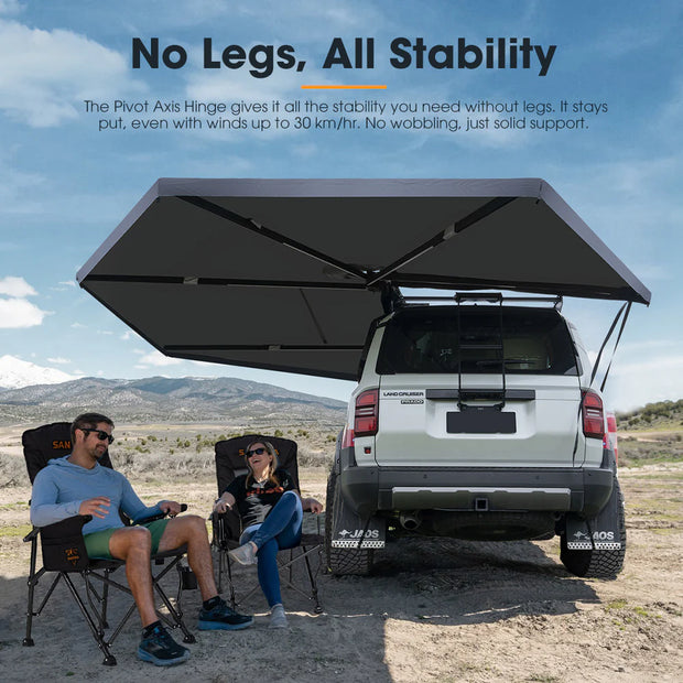 San Hima 270 Degree Awning Free Standing Camping With L Brackets Passenger Side