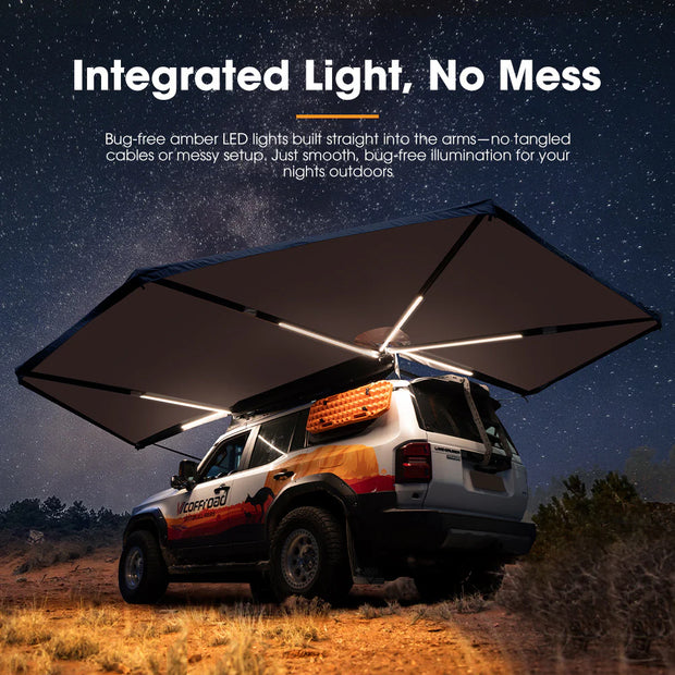 San Hima 270 Degree Awning Free Standing Camping With L Brackets Passenger Side
