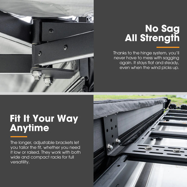 San Hima 270 Degree Awning Free Standing Camping With L Brackets Passenger Side