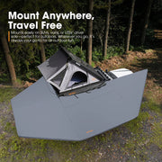 San Hima 270 Degree Awning Free Standing Car Camping With L Brackets Driver Side