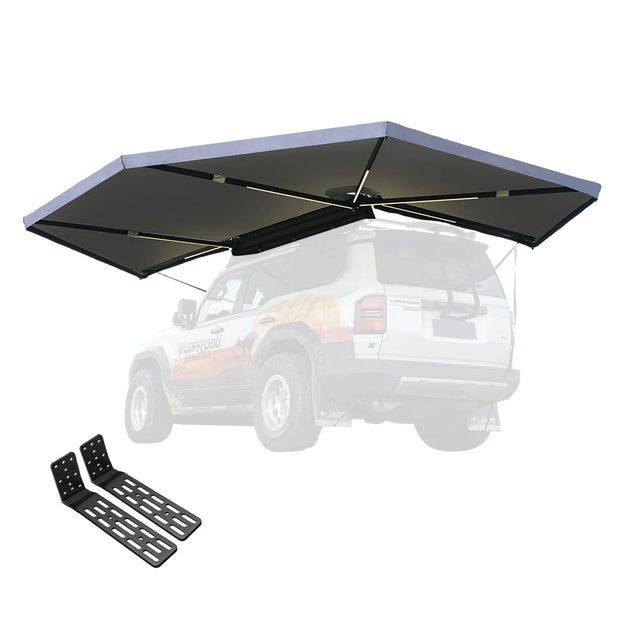 San Hima 270 Degree Awning Free Standing Camping With L Brackets Passenger Side