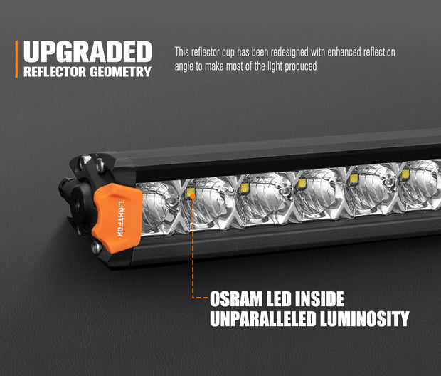 Lightfox Vega Series 28inch LED Light Bar 1 Lux @ 494M IP68 17,612Lumens