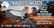 PRE ORDER Aussie Outback Store 12V 2KW Diesel Air Heater