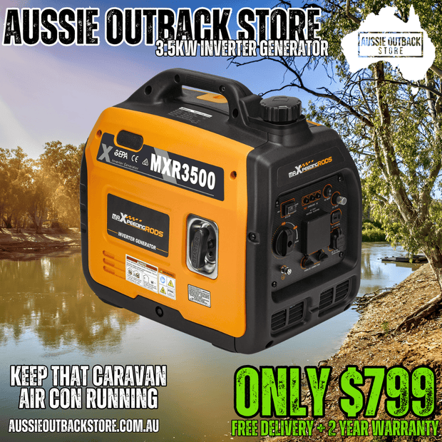 Maxpeedingrods 3.5kw Super Quiet Portable Inverter Generator