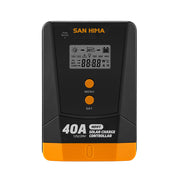 San Hima 40A MPPT Solar Charge Controller 12V 24V Inbuilt Bluetooth LCD Display