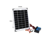 12V 10W Solar Panel + Regulator