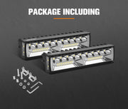 LIGHTFOX 6inch LED Light Bar 1 Lux @ 300M IP68 Rating 10,098 Lumens