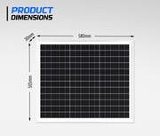 Atem Power 12V 60W Solar Panel