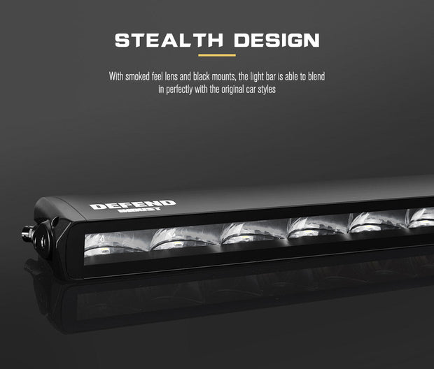 Defend Indust 20inch LED LIGHT BAR 1 Lux @ 432M IP68 Rating 6,000 Lumens
