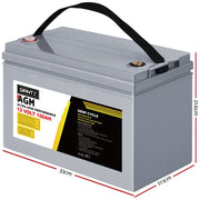 12V 100Ah AGM Deep Cycle Battery
