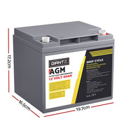 12V 60Ah AGM Deep Cycle Battery