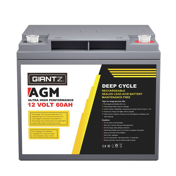 12V 60Ah AGM Deep Cycle Battery