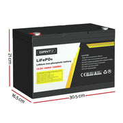 Giantz 12V 100Ah Lithium Battery LiFePO4 (RRP $659)