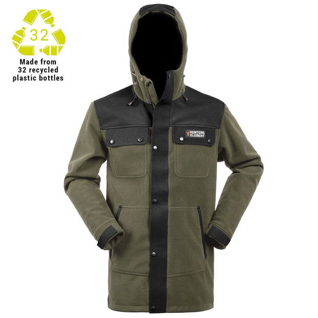 Hunters Element  Bush Coat Full Zip Forest Green