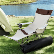 Camping Chair Reclining Adjustable Portable Outdoor Folding Lightweight