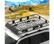 Giantz Universal Roof Rack Basket Car Luggage Carrier Steel Vehicle Cargo 160cm