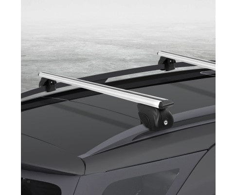 Universal Car Roof Rack Aluminium Cross Bars Adjustable 126cm