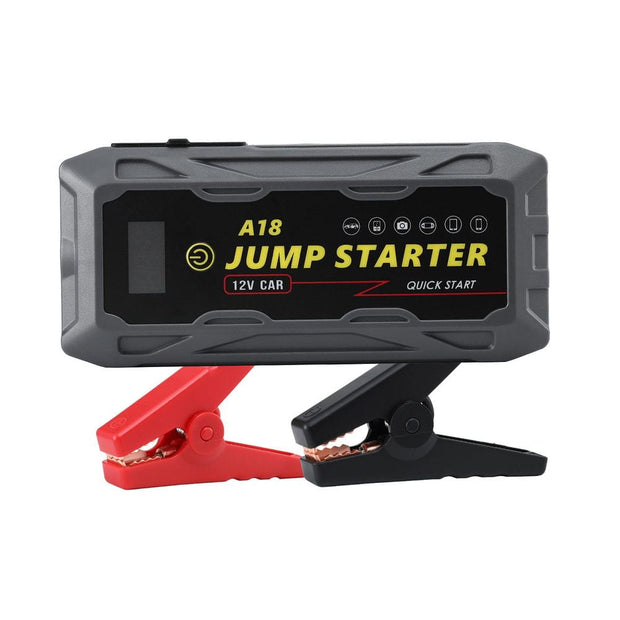 Portable Car Jump Starter 12V Lithium Battery Booster Pack Power Bank & Jumper Cables