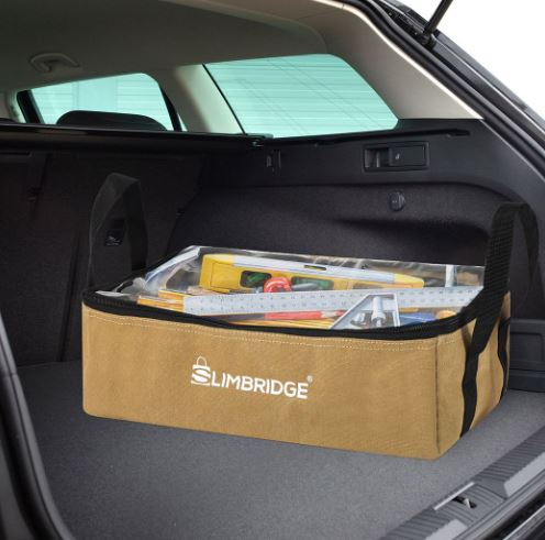 Slimbridge 3PCS Clear Top Canvas Storage Bags