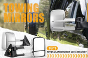 SAN HIMA Extendable Towing Mirrors For Toyota Land Cruiser 100 Series 1998-2007