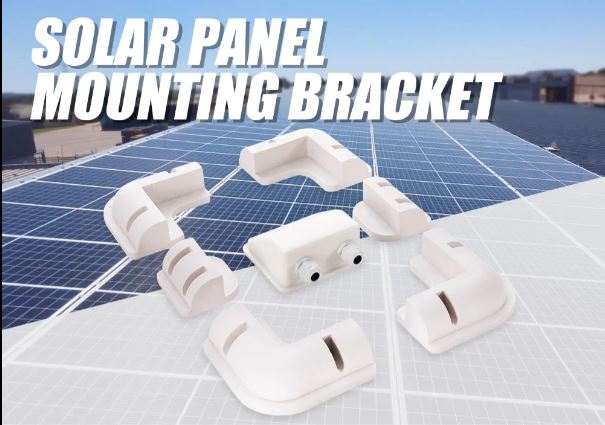 Solar Panel Corner Mounting Brackets Kit 7PCS WHITE