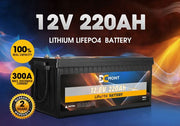 DC MONT 12V 220Ah Lithium Battery LiFePO4