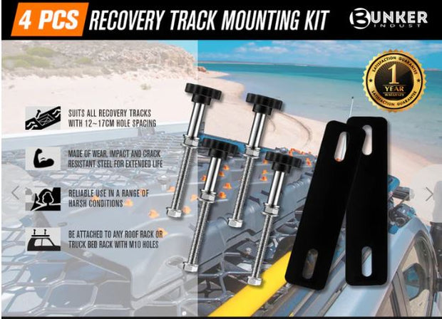 Bunker Indust Recovery Tracks Mounting Kit 4 Pins