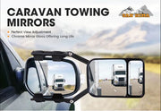Pair Towing Mirrors Clip On Universal