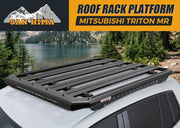 San Hima Roof Rack Platform For Mitsubishi Triton MR Aluminium 2014-Current