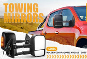 Pair Towing Extendable Side Mirrors for Holden Colorado RG MY2013-MY2020