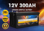 300Ah 12V Lithium Battery LiFePO4 6000 Cycle Built-in BMS
