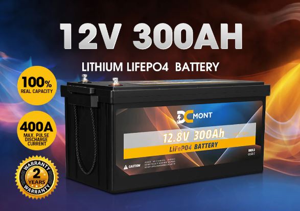 300Ah 12V Lithium Battery LiFePO4 6000 Cycle Built-in BMS