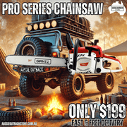 Pro Series Chainsaw Petrol 62CC 22" Bar Commercial E-Start