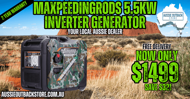 Maxpeedingrods Inverter Generator 5.5KW Max 5.0KW Pure Sine Generator Electric Start
