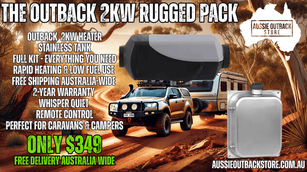 Outback 2KW Diesel Heater Rugged Pack