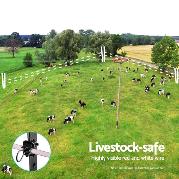 Electric Fence Polytape 400M – Heavy-Duty, High Visibility