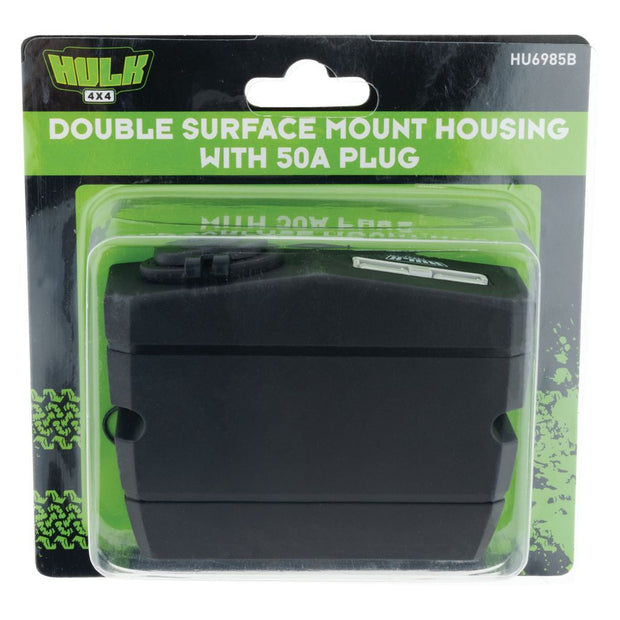 HULK DOUBLE SURFACE MOUNT HOUSING WITH 50A PLUG