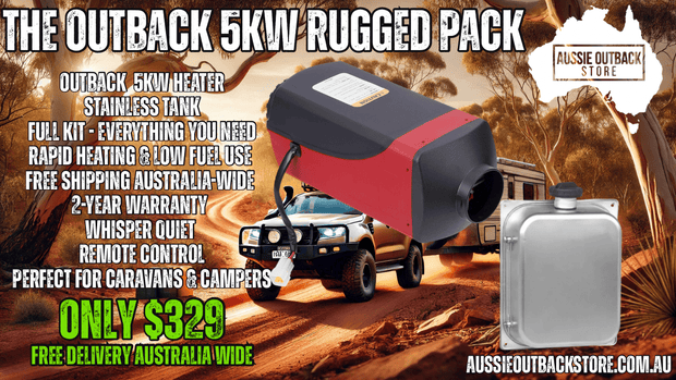 Outback Adjustable 5KW Diesel Heater Rugged Pack