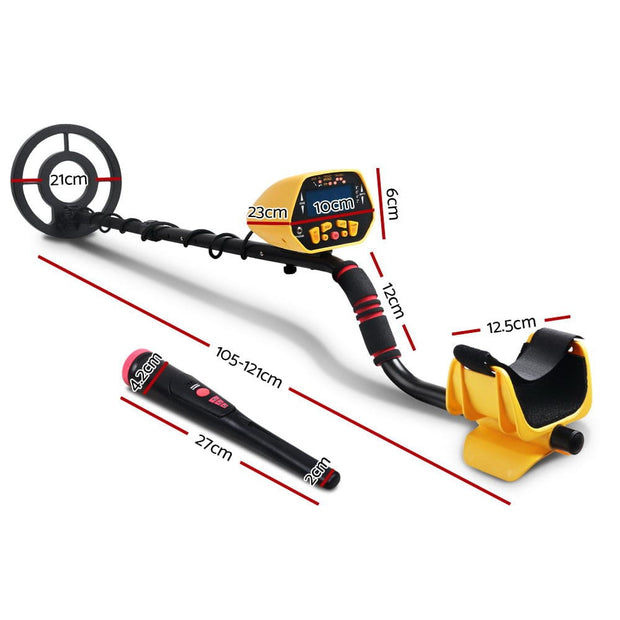 Metal Detector & Pinpointer Combo – 180mm Deep Detection