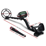 Metal Detector & Pinpointer Combo – 220mm Deep Detection