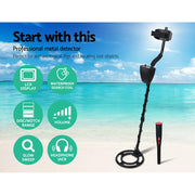 Metal Detector & Pinpointer Combo – 220mm Deep Detection