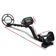 Metal Detector with LCD Display – 220mm Deep Detection, Waterproof Coil & Headphones